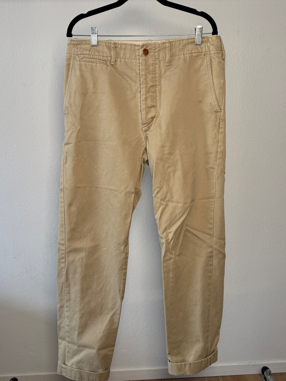 Buck Mason Paperback Twill Full Saddle Chino